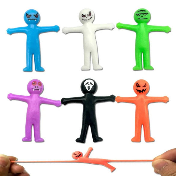 6 Piece Halloween Stretch Toy Set