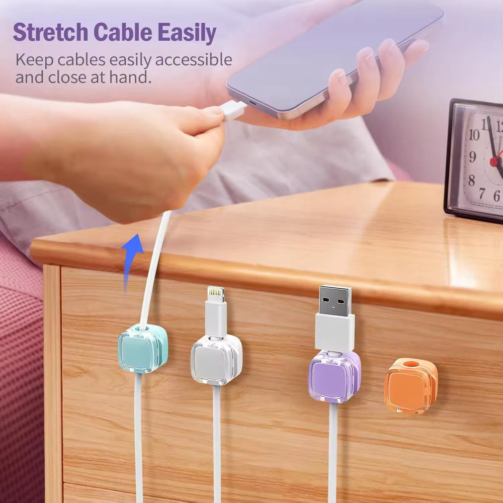 6 Pack Adhesive Cord Organizer