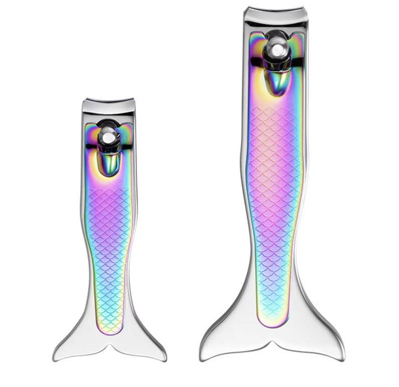 2 Piece Mermaid Nail Clipper Set