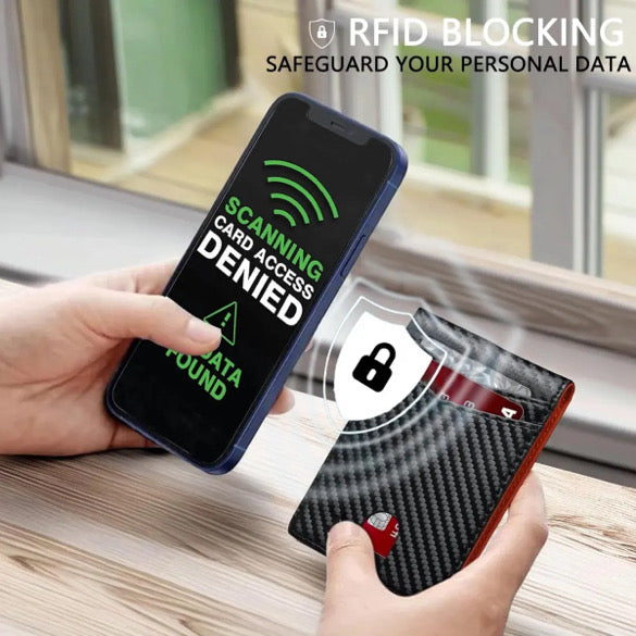 RFID Blocking Leather Wallet