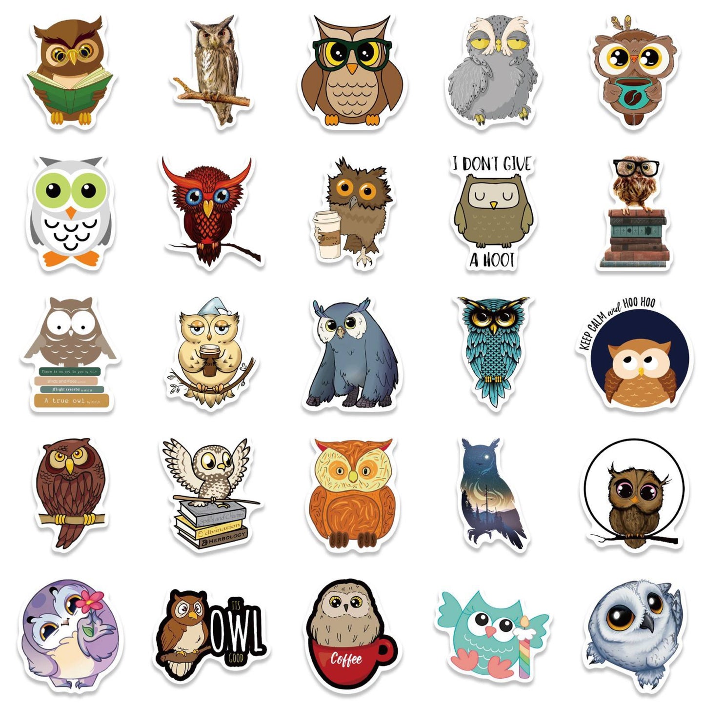 Owl Vinyl Stickers