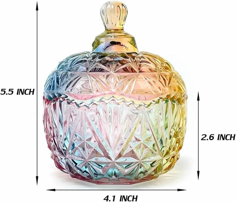 Rainbow Reflection Dish With Lid