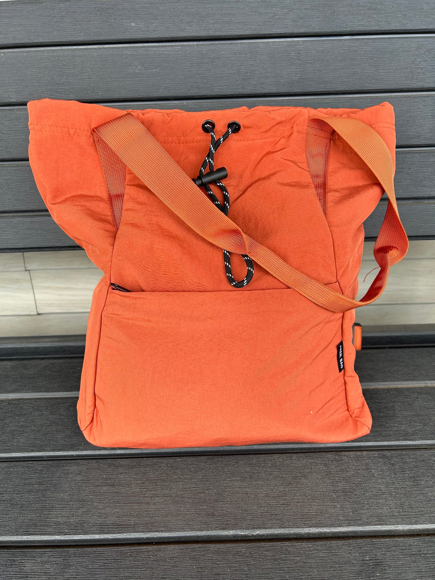 Tag Along Drawstring Tote Bag