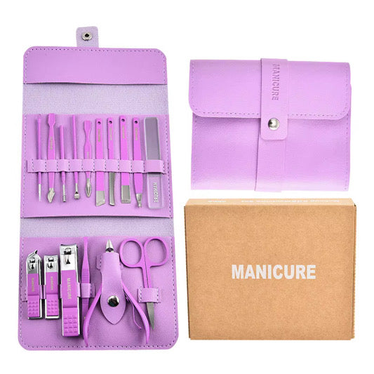 16 PieceFoldable Manicure Set