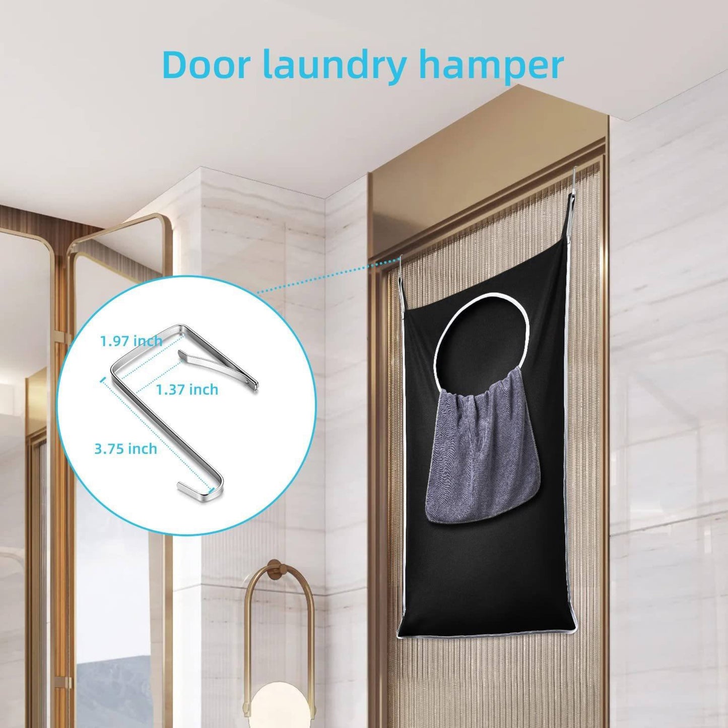 Helpful Hanging Laundry Hamper