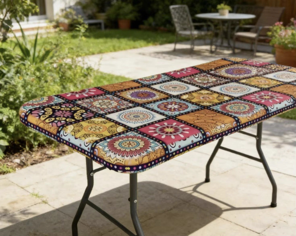 The Wanderlust Fitted 6 Ft Table Cover