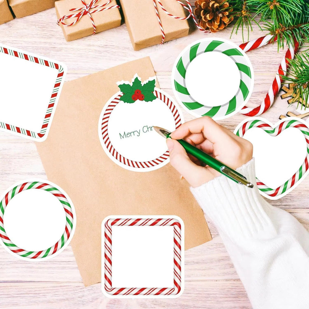 12 Piece Christmas Themed Sticky Notepad Set