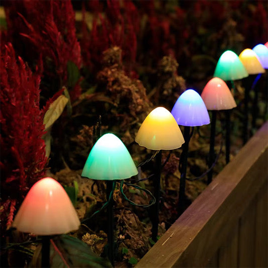 Solar Mushroom Garden Lights