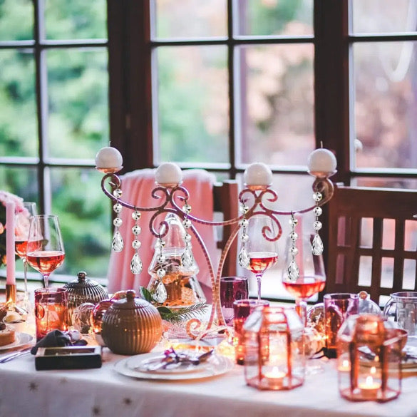 Glam 10 Piece Acrylic Drop Style Ornaments