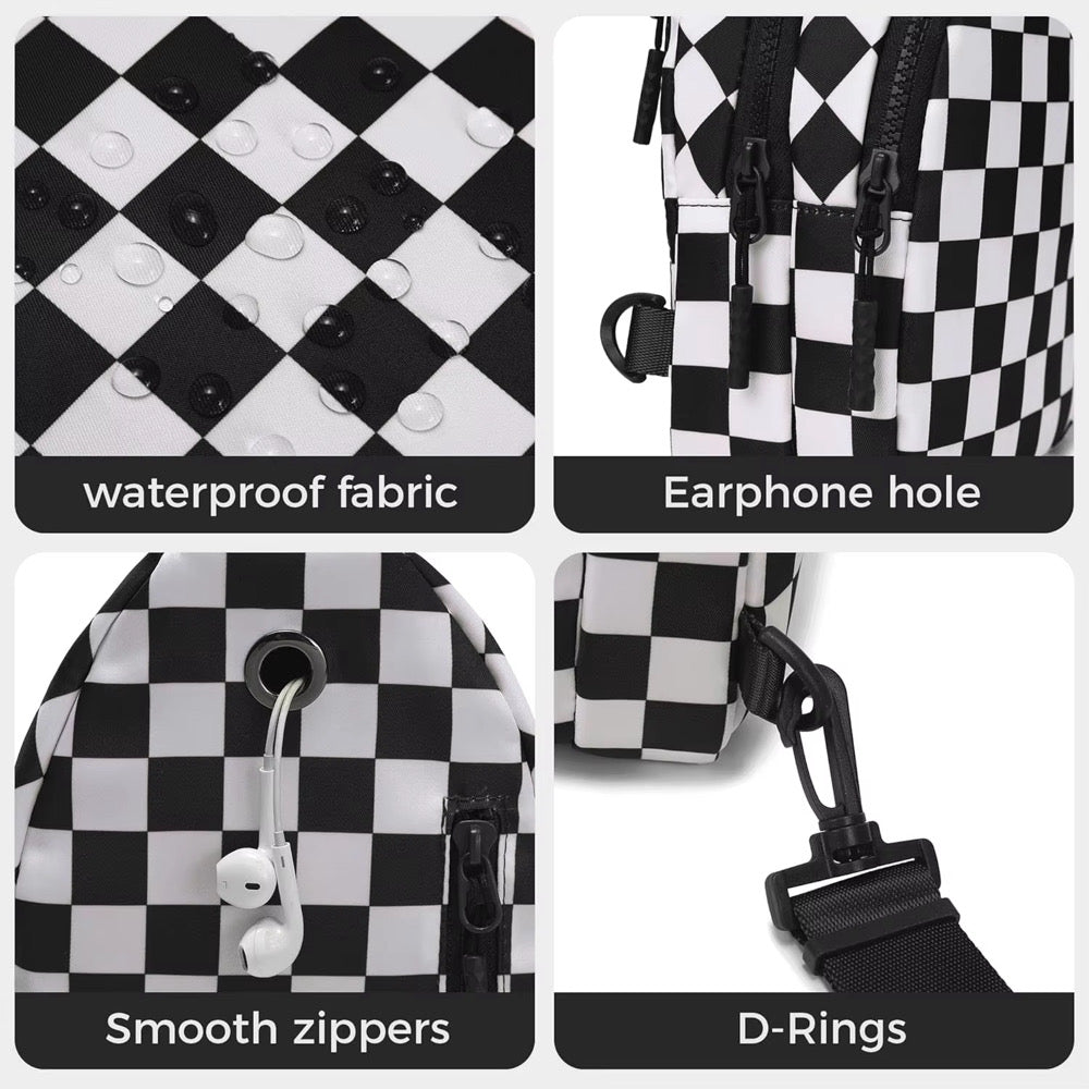 In Check Checkered Crossbody