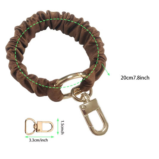 Scrunchie Keychain Wristlet