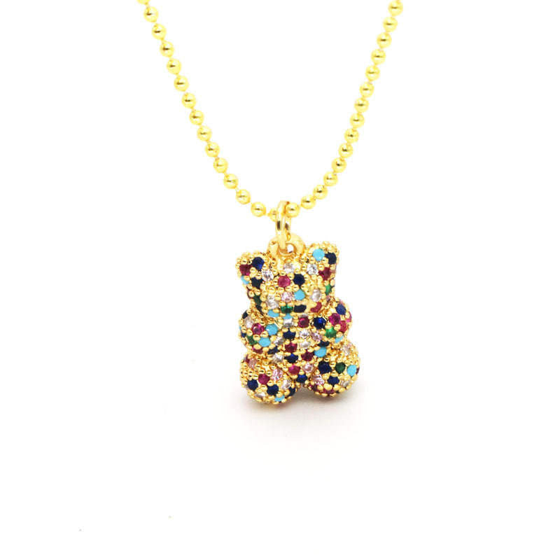 Gleeful Gummy Bear Necklaces