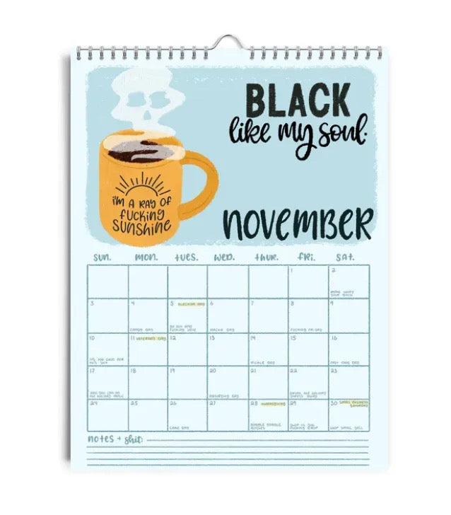 Here We Go Again 2025 Calendar