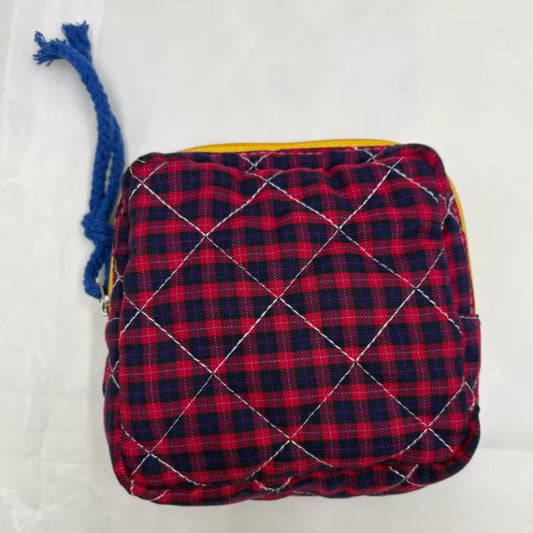 Squarely Stylish Cosmetic Pouch