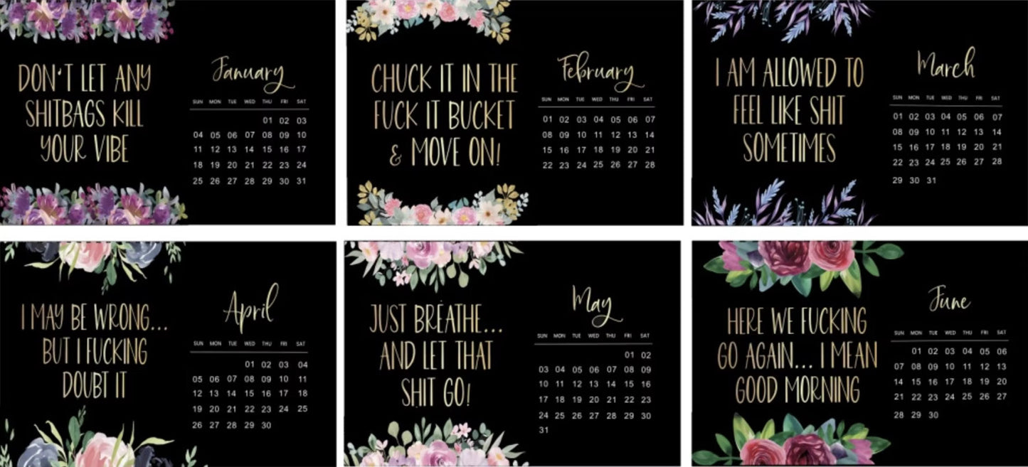 Desktop Snarky 2026 Calendar