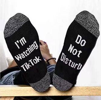 Im Watching TikTok Socks