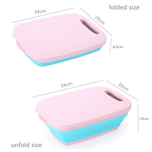 9 in 1 Collapsible Camping Cutting Board Set