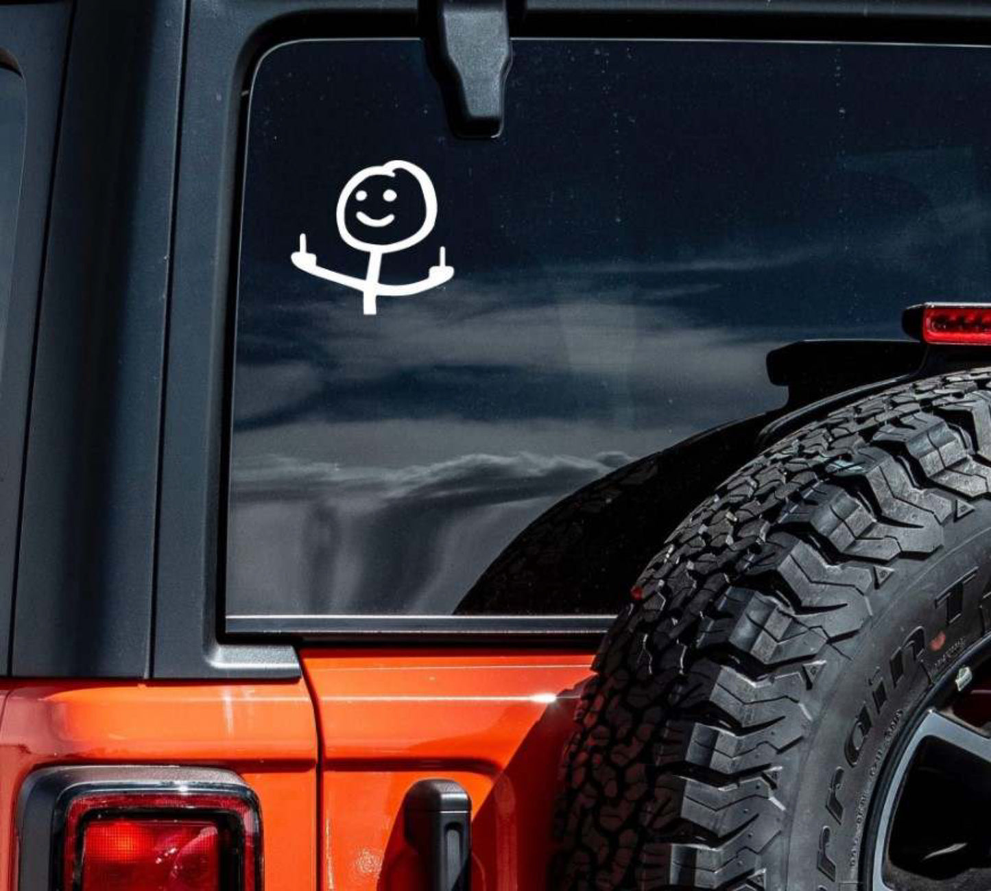 Flippin Frank Window Decal