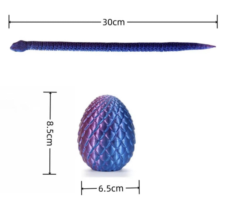 OPEN Lil’ Slither The 3D Printed Snake And Egg