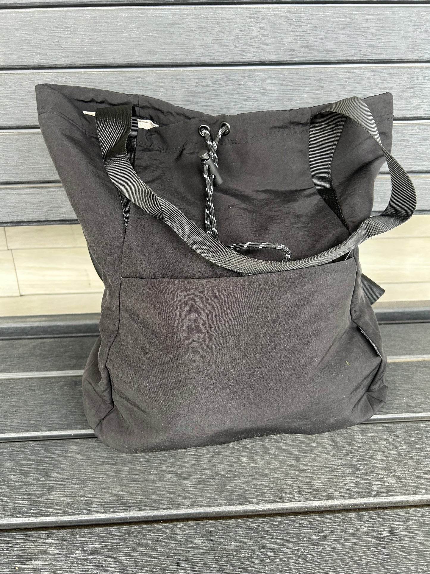 Tag Along Drawstring Tote Bag