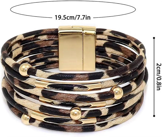 Boho Leopard Bracelet