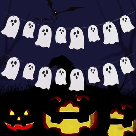 Boo-tiful Banner Haning Ghost Banner