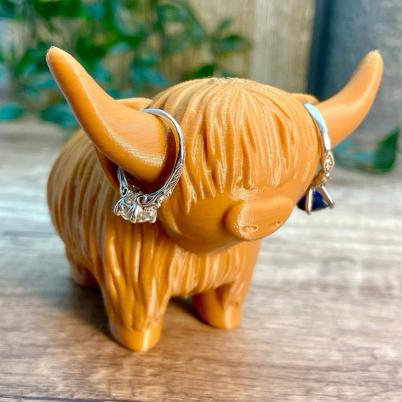 Highland Cow Jewelry Holder