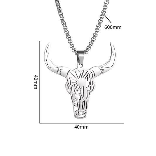 Western Stainless Steel Necklace