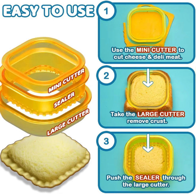 3 Piece Sandwhich Cutter