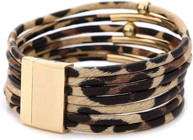 Boho Leopard Bracelet
