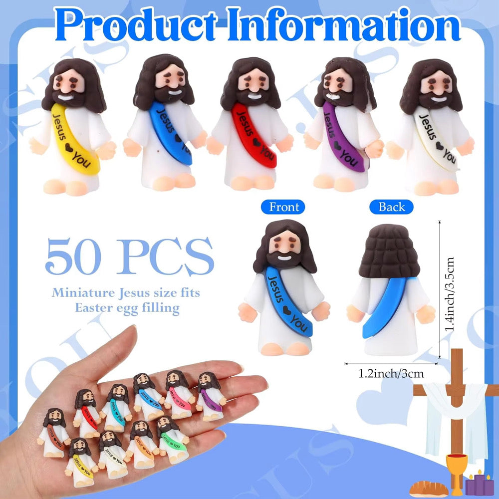 50 Piece Jesus Loves You Figures