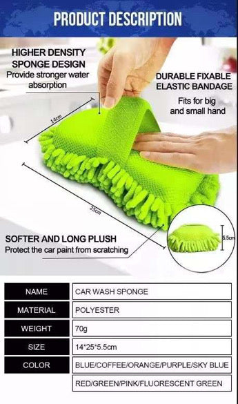 Set of 2 Wash Mitts