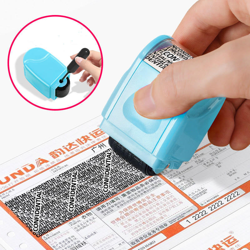 Identity Theft Roller Stamp