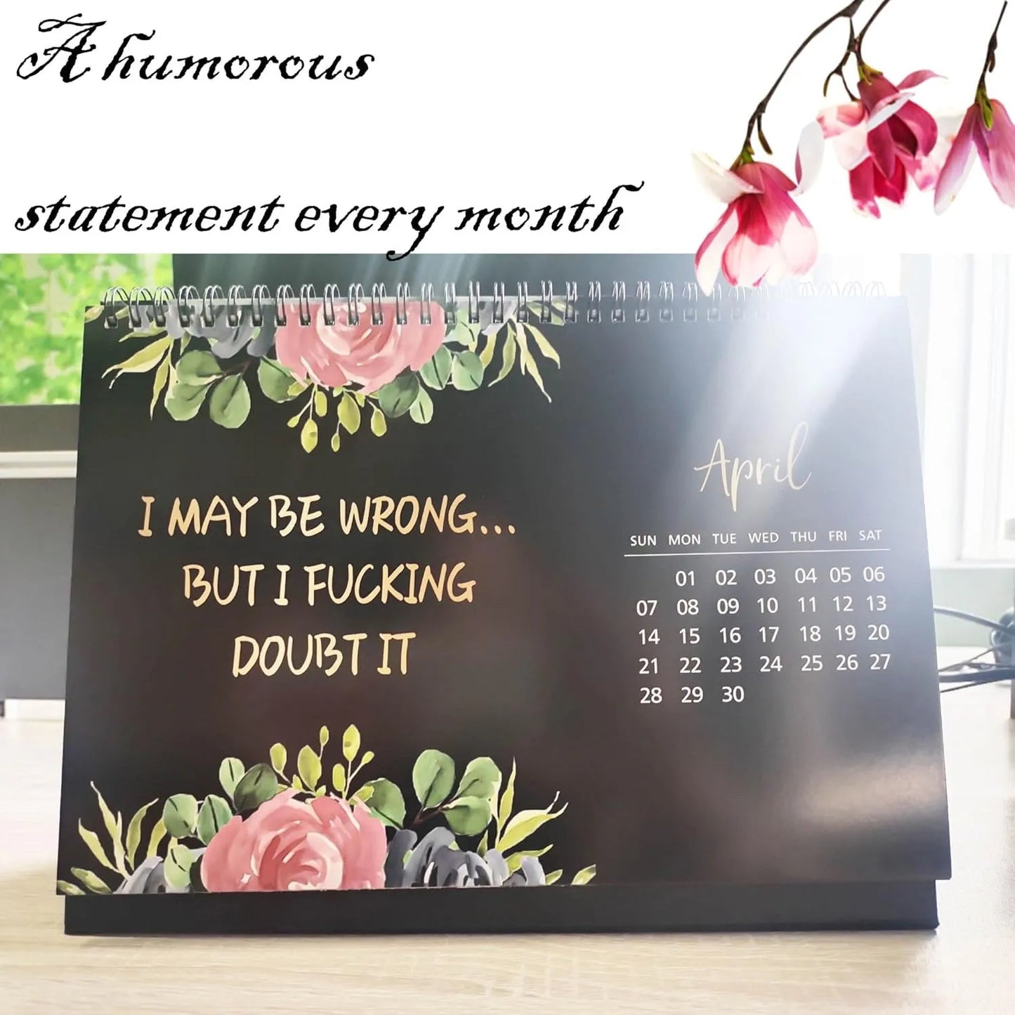 Desktop Snarky 2025 Calendar