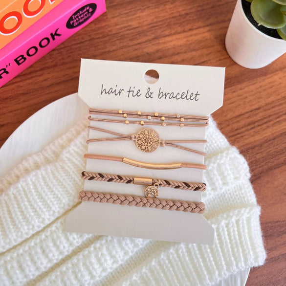 Dual Purpose Hair Tie Bracelet Sets