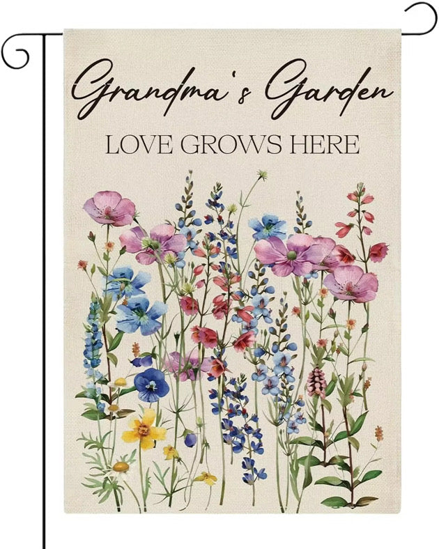 Grandparents Themed Garden Flags