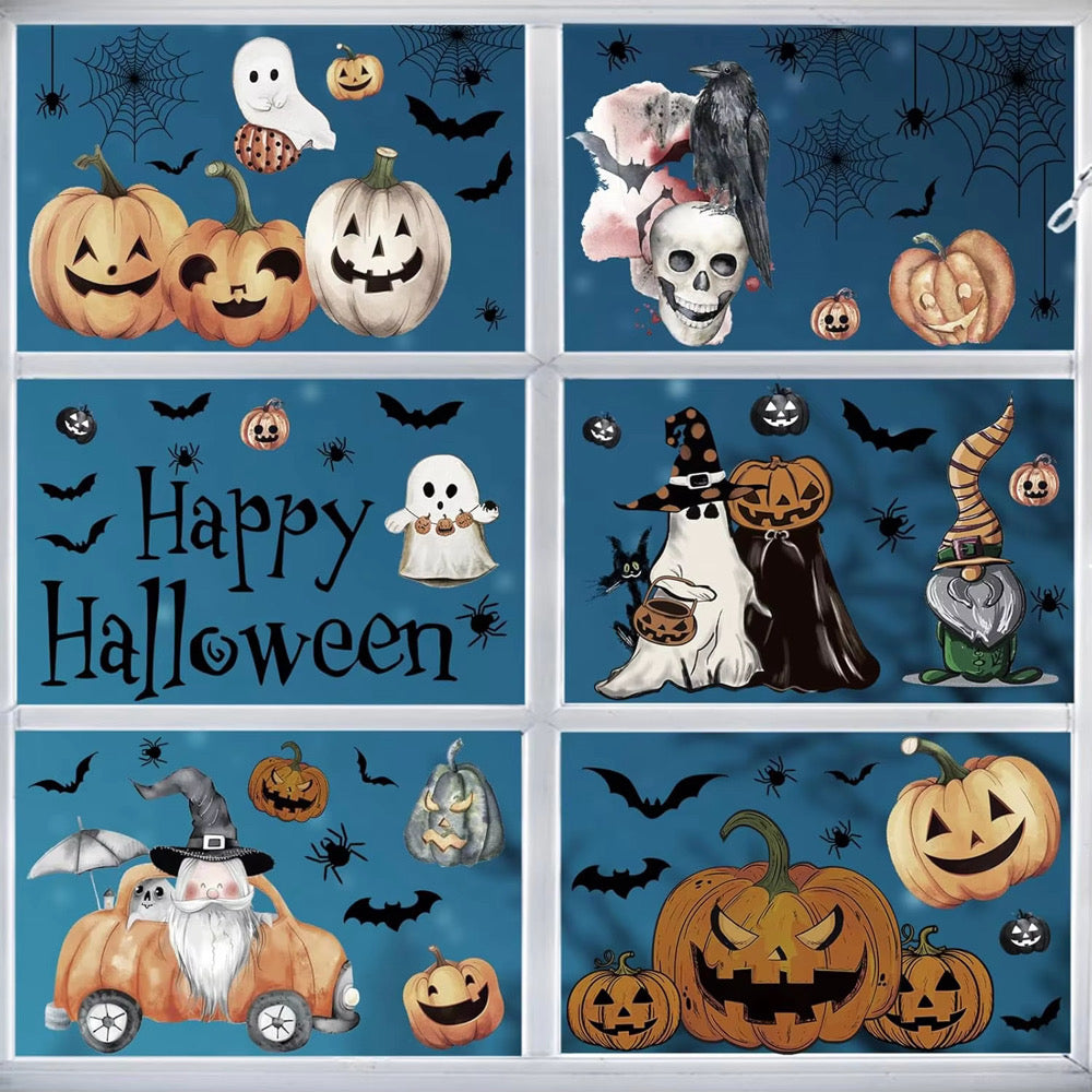 Halloween Window Cling Set