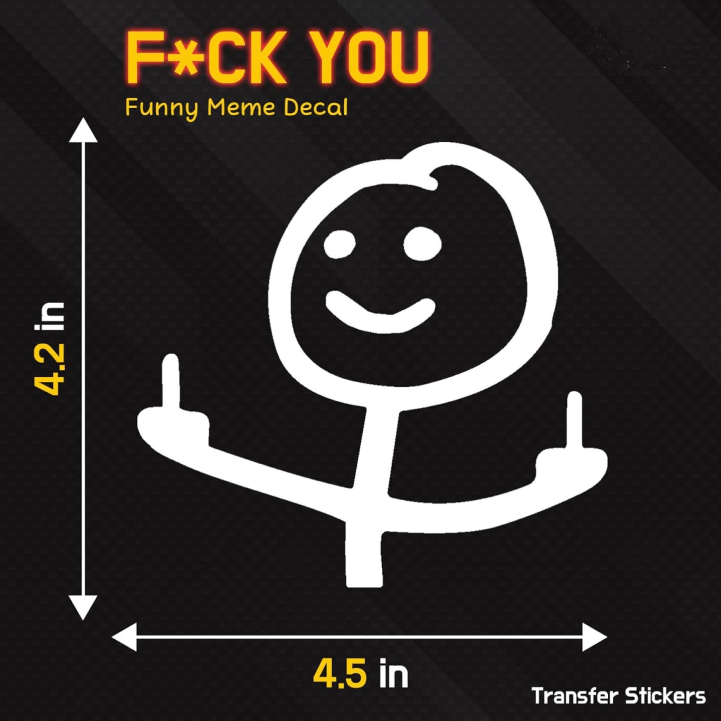 Flippin Frank Window Decal
