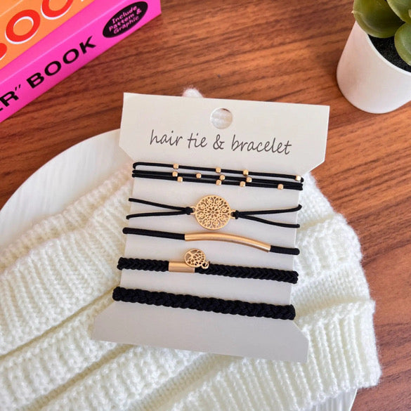 Dual Purpose Hair Tie Bracelet Sets