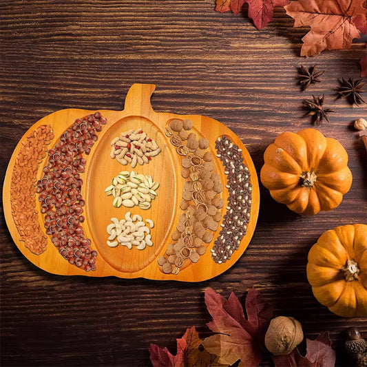 Pass The Pumpkin Pumpkin Serving Tray