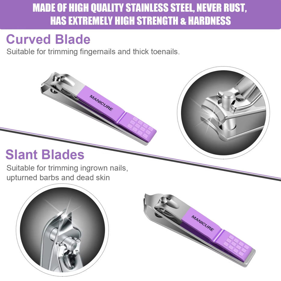 16 PieceFoldable Manicure Set