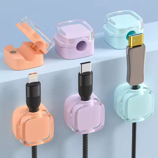 6 Pack Adhesive Cord Organizer