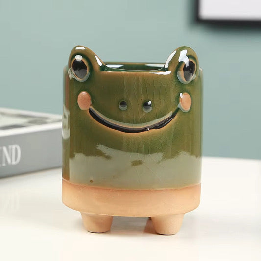 Animal Friends Ceramic Pot