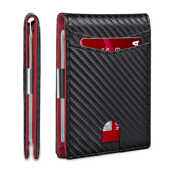 RFID Blocking Leather Wallet