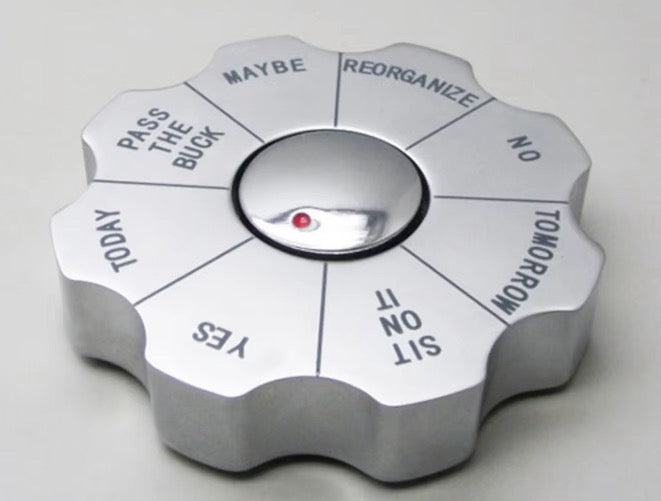 Rotating Decision Maker Paper Weight
