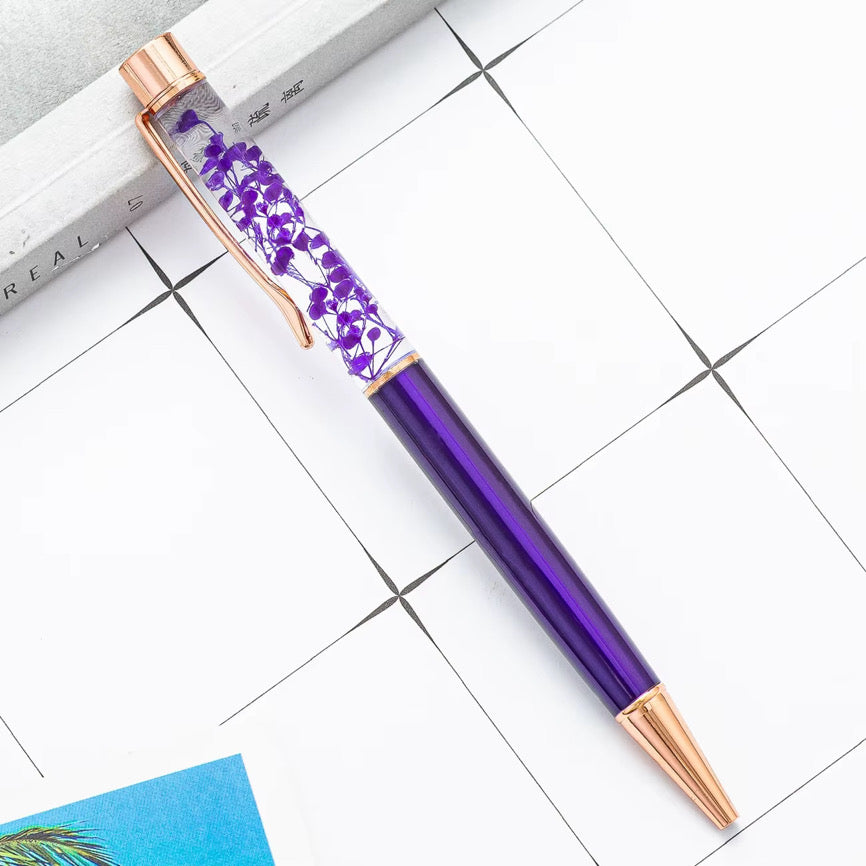 7 Piece Floating Flower Pen Set