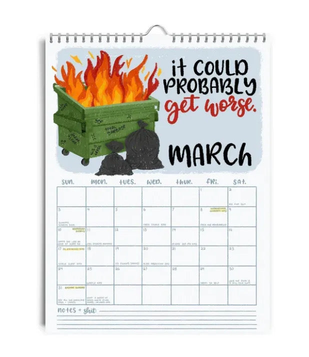 Here We Go Again 2025 Calendar