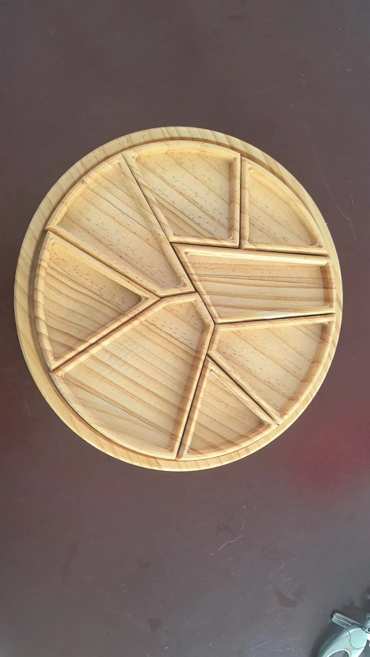 Puzzle Serving Tray Platter