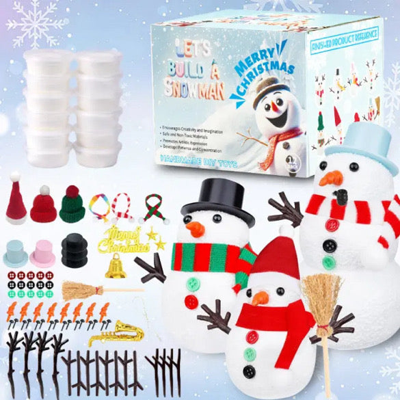 Snowman Clay Craft Box