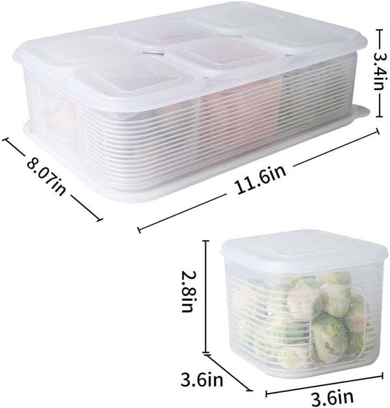 Prepped And Ready Food Organizer Solution